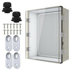 MAKERELE Extra Large Outdoor Waterproof Electrical Box IP67 Clear Waterproof by MAKERELE