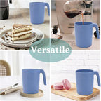 Wrova 16oz Wheat Straw Cups - Image 4