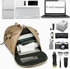 Gym Duffle Bag Waterproof black Laptop Backpack Suitable - Image 2