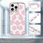 Case for iPhone 16 Pro Max, Disco Balls Pink Phone Case Design，for Women Girls - Image 2