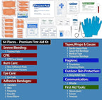 Besst Survivor Mini First Aid Kit -Small Waterproof Hard Shell Medical Kit - Image 3