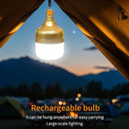 2-Pack Rechargeable Outdoor Camping Lights, 2400mAh IPX4 Waterproof LED Hanging - Image 2