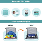 Surblue Hanging Closet Storage Bag Collapsible 3-Shelf Washable Oxford Fabric - Image 4