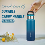 BJPKPK Insulated Water Bottle 18OZ Stainless Steel Water Bottle - Image 4
