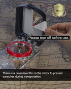 BIJIA Orienteering Map Compass -Sighting Mirror Compass - Image 3