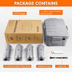 RESTMO 5-Piece Outdoor Waterproof Electrical Box Set – 12.5" x 8.5" x 5" Large - Image 2