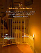 L LOHAS LED Amber Night Light, 2 Pack, Night Lights Plug into Wall Motion Sensor - Image 6