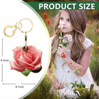 BORKUANA Leather Keychain Holder Case Compatible - Image 2