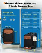 MATEIN Spirit Airlines Personal Item Backpack 18x14x8 - Image 3