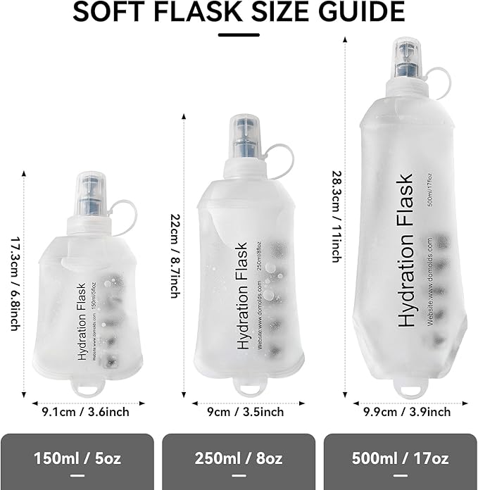 500ml Soft Flask Soft Water Bottle - Image 2