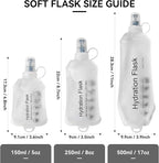 250ml Soft Flask Soft Water Bottle - Image 2