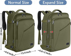 MATEIN Mens Backpack for Travel, Extra Large Expandable Carry on Backpack - Image 5