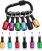 katerk 6pcs Bit Holder with Carabiner Socket by Katerk