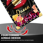 Compatible with iPhone 16 Pro Max Case, Queen Lip Crown Leopard Print Luxury - Image 7