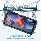 Lanhiem for Moto G 5G 2025 Case, IP68 Waterproof Dustproof Shockproof Case - Image 3