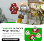 2-Pack Universal Outdoor Faucet Repair Kit - Image 2