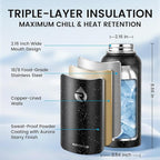 RAYMYLO Insulated Water Bottle 32 oz, Triple Wall Vacuum Stainless Steel - Image 4