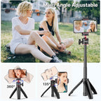 ULANZI MT-08 Extension Pole Tripod, Mini Selfie Stick Stand Handle Grip - Image 6