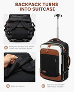 LOVEVOOK Rolling Backpack for Women, 50L Travel Backpack - Image 7