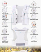 Zelvot Running Vest for Women Men, USA Original Patent, Adjustable Chest Straps - Image 5
