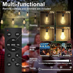 26FT Outdoor String Lights Waterproof - Image 3