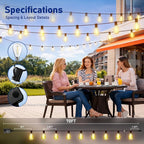 70FT LED Outdoor String Lights - Image 7