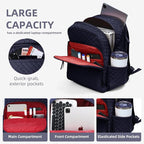 Backpack for Women, College Backpack, Quilted Casual Daypack, Waterproof - Image 5