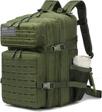 Military Tactical Backpack 45L/25L 3 Day Assault Pack Molle Daypack Hiking by W+WINTMING