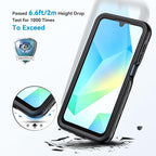 Lanhiem for Samsung Galaxy A16 5G Phone Case, IP68 Waterproof Dustproof - Image 4