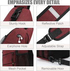 Pritent Crossbody Bags for Women Men Trendy Sling Bag Backpack Casual Chest Bag - Image 5