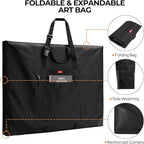 Nicpro Large Size Art Portfolio Case, Artist Portfolio Tote Bag - Image 4
