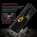for Samsung Galaxy S21 Plus Case, Pig Sunflower Yellow Sunshine Pattern Graphic - Image 6
