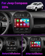 Android 15 Car Stereo for Jeep Compass Patriot 2010-2016, 10.1 inch - Image 5