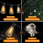 LED Outdoor String Lights 400ft Shatterproof Patio Lights - Image 3
