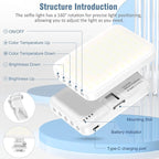 ALTSON 60 LED Portable Selfie Light Video Conference Lighting - Image 4