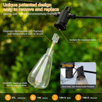 FOOMAN LED Outdoor String Lights, 300FT Outside Waterproof Patio Lights - Image 2