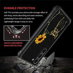 for Samsung Galaxy S23 Case, Pig Sunflower Yellow Sunshine Pattern Graphic - Image 6