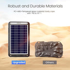 POWOXI 12V Solar Car Battery Charger: 12W Solar Panel Kit Battery Trickle - Image 6