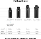 Fanhaw 24 oz Insulated Stainless Steel Water Bottle - Image 6