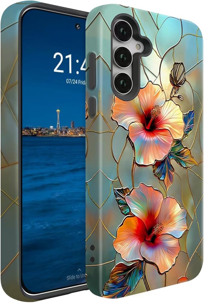 Compatible for Samsung Galaxy A57 5G Case, Dual Layer Heavy Duty 2 in 1 by BSMOSPER