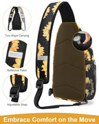 Pritent Crossbody Bags for Women Man Waterproof Sling Bag Backpack Trendy - Image 4