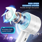 Portable High Speed Mini Handheld Fan, USB Rechargeable Neck Personal Mini Fan - Image 3