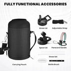 RAYMYLO Insulated Water Bottle 64 oz, Triple Wall Vacuum Stainless Steel - Image 6