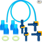 13 Pcs Bite Valve Replacement, Includes 6 Pcs Silicone Replacement Nozzle by Xuniea