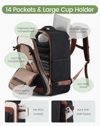 LOVEVOOK 40L Travel Backpack for Women & Men, Airline Approved Carry On Backpack - Image 4