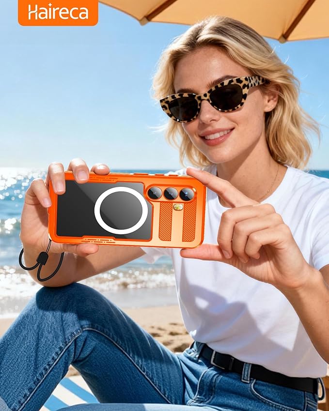 for Samsung Galaxy S26 Waterproof Case, Magnetic Heavy Duty Military Grade - Image 9