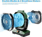 WESTTREE Camping Fan 20000mAh Rechargeable Battery Operated fan Outdoor Tent Fan - Image 2