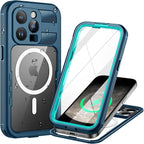Lanhiem Magnetic for iPhone 15 Pro Max Case, IP68 Waterproof Dustproof Case by LanhiemHome