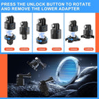 HONGDAK 70in1 Upgrade Action Camera Accessories Kit Compatible - Image 3