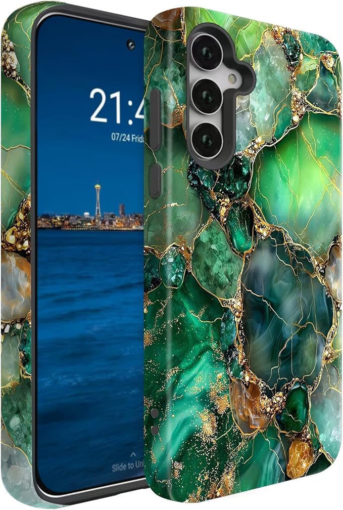 Compatible for Samsung Galaxy A16 5G Case, Dual Layer Heavy Duty 2 in 1 by BSMOSPER
